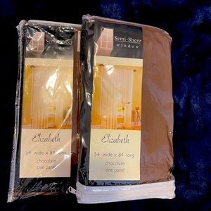 Semi-Sheer Curtains (Pair)